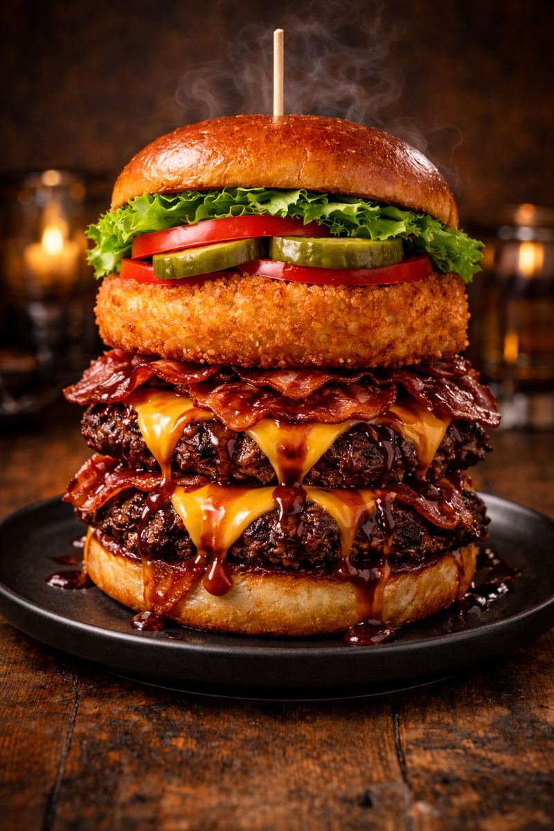 Double Bacon BBQ Rodeo